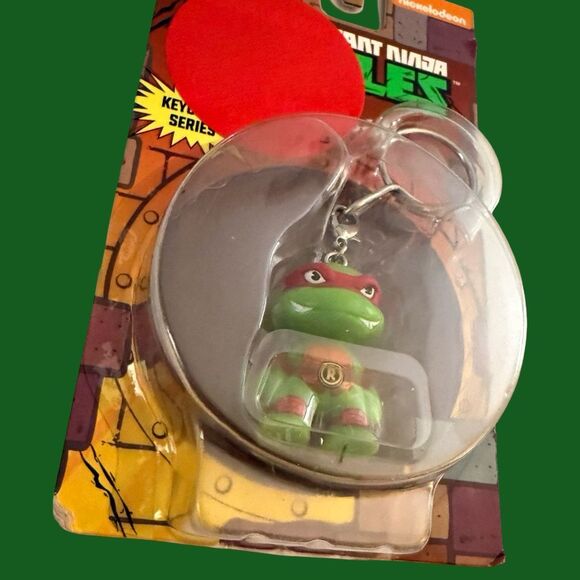 NIP Kidrobot X Teenage Mutant Ninja Turtles TMNT Keychains Raphel Sealed A14 - Picture 2 of 8